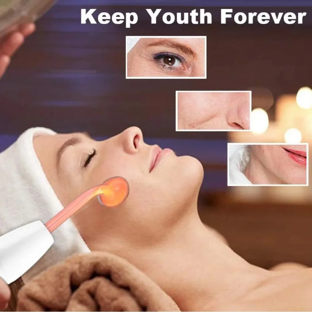 Dermatology Skin & Hair Rejuvenation High Frequency Spa Radiofrequency Wand
